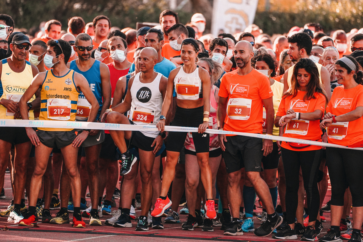 Group of People gathered for Marathon 